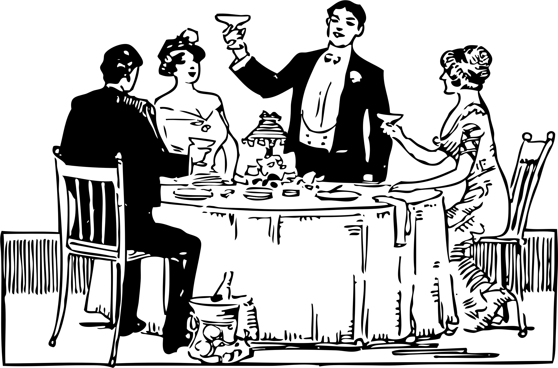 family-eating-dinner-together-clipart-clipart-the-toast-Rg61P0-clipart.png
